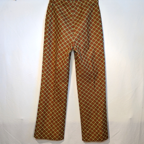 Vintage White Stag polyester green plaid pants - Picture 3 of 5